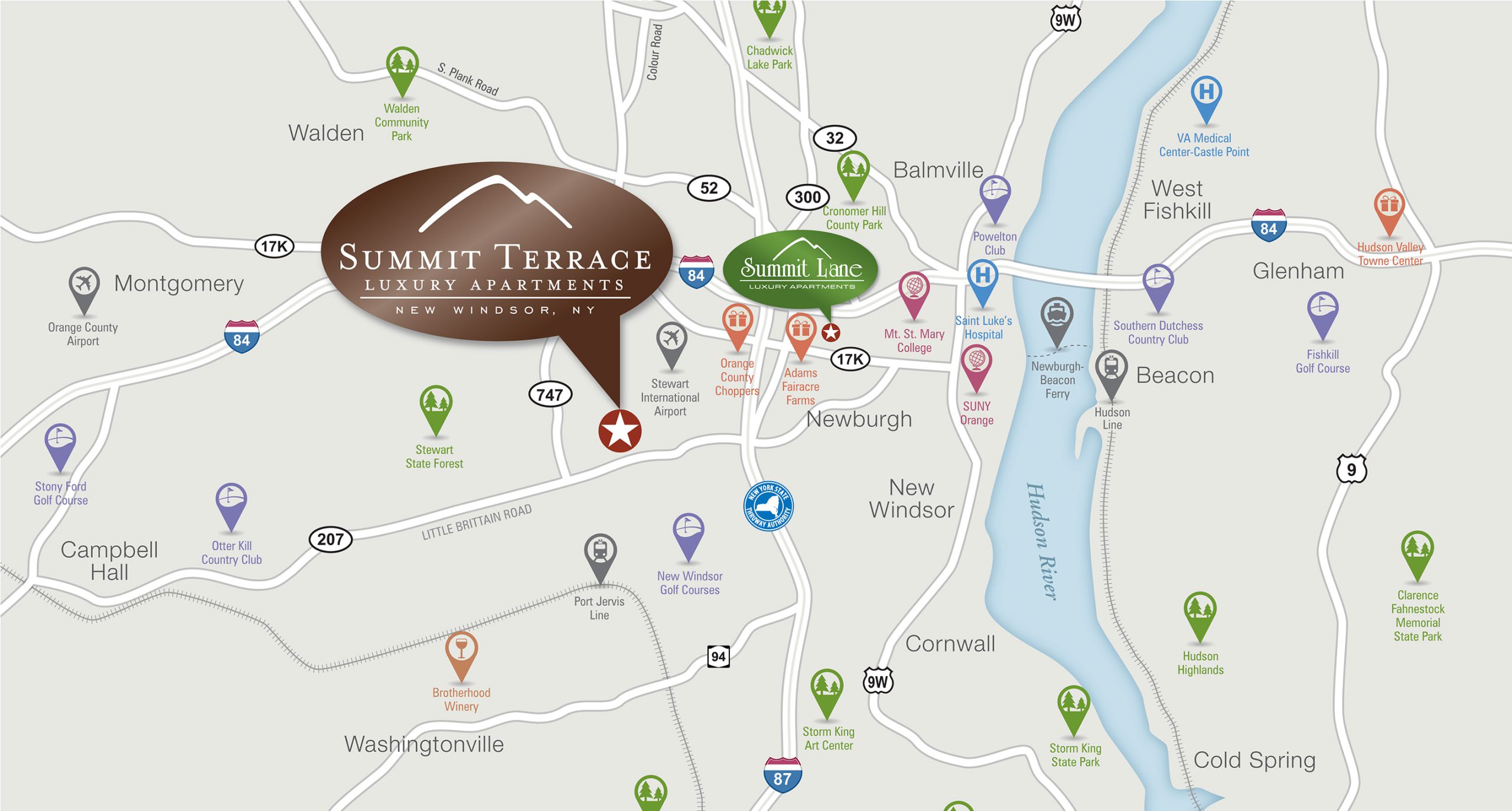 Summit Terrace area map